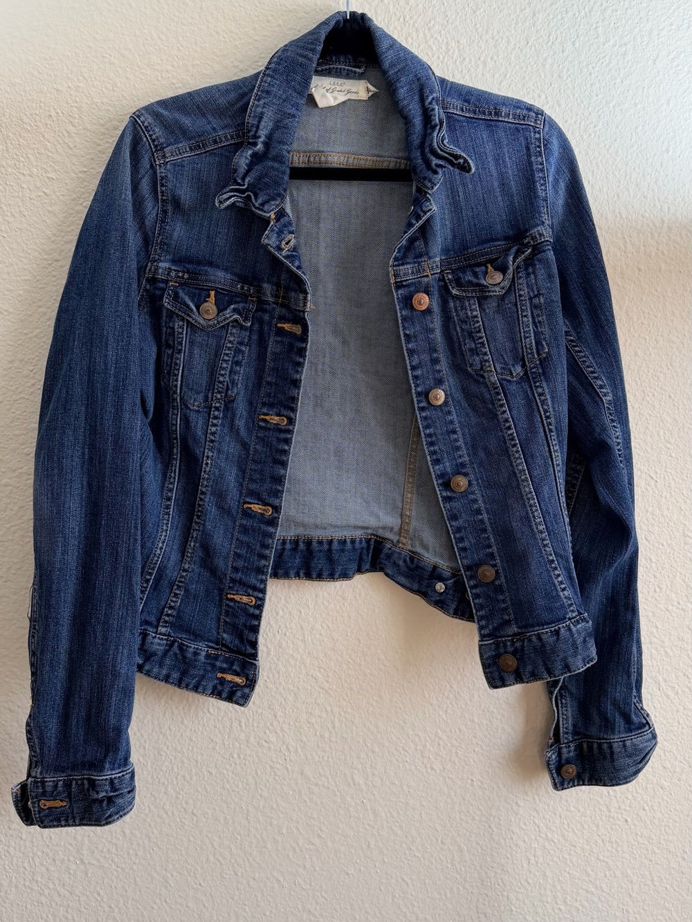 H&M Dark Blue Denim Jean Jacket